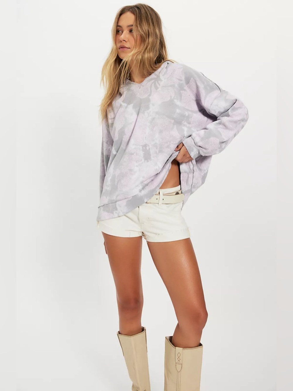 NWT Free People Ragabond Aloha Hoodie